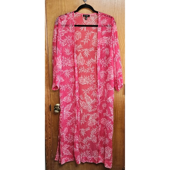 Jessica Simpson Other - Jessica‎ Simpson Pink Swimsuit Bikini Cover Up MEDIUM Side Slits